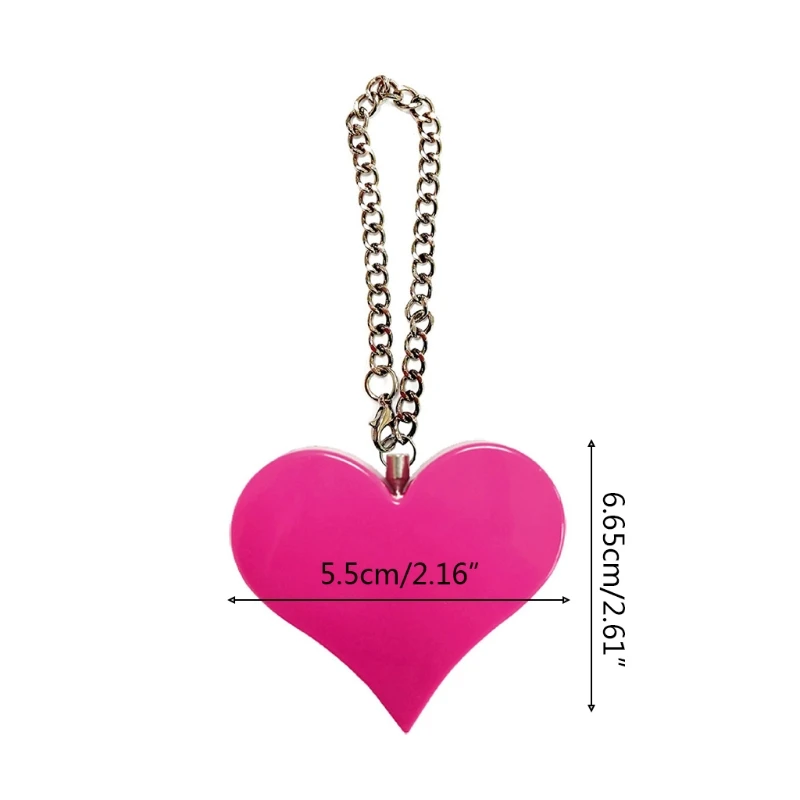 Личная сигнализация дБ в форме сердца персональная охранная брелок аварийная