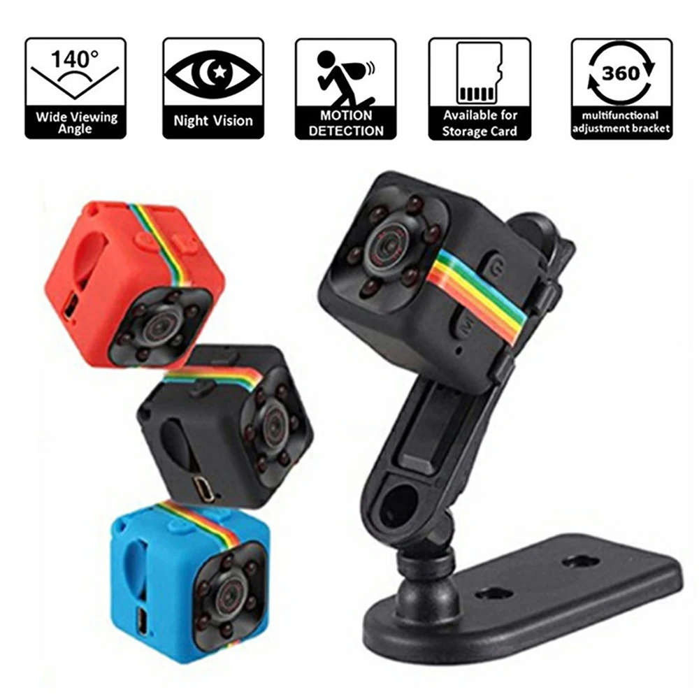 

sq11 Mini Camera Sport DV Video small Camera HD 2160P Sensor Night Vision Camcorder Motion DVR Micro Video Camera