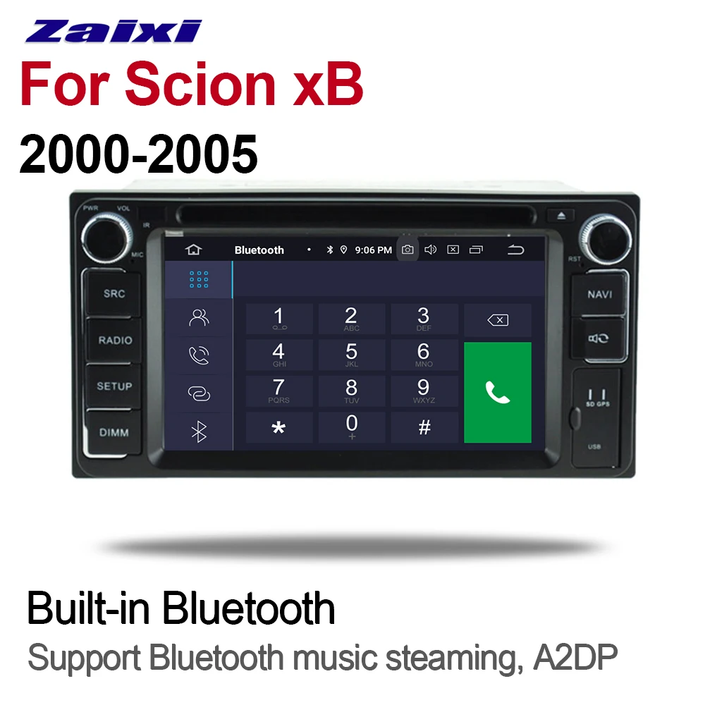 Мультимедийная система ZaiXi для Scion xB 2000 ~ 2005 2 DIN Android 9 GPS навигация Bluetooth радио