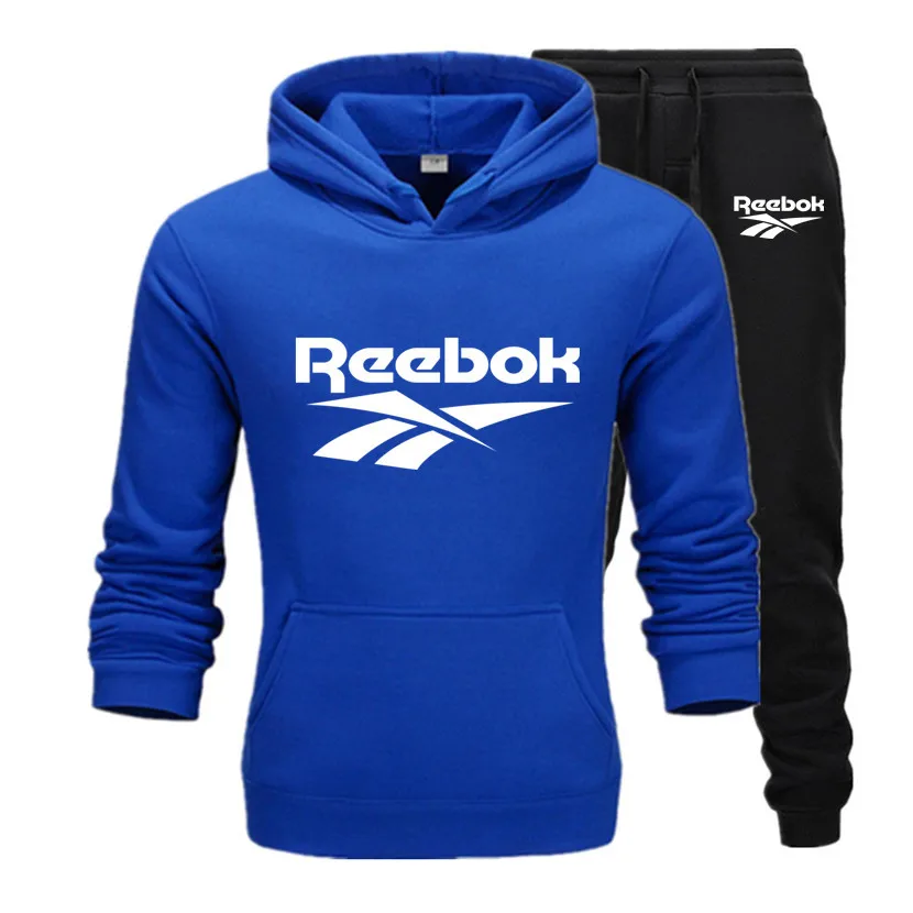 

Sweatpants And Hoodie Set Tracksuit Men Hooded Sweatshirt+Pants Pullover Hoodie Sportwear Suit Casual Men Clothes 2 Pieces Sets