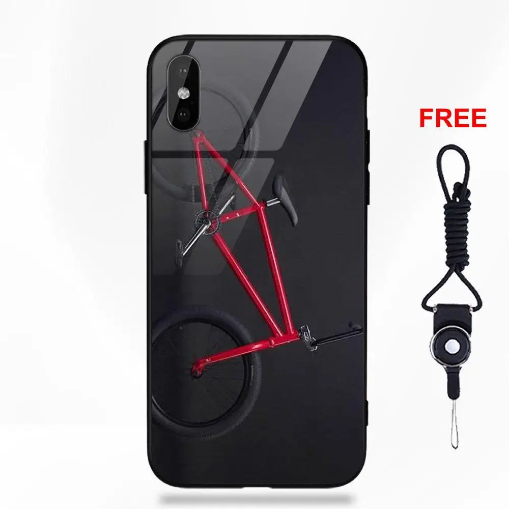 Для Apple iPhone 5 5C 5S SE 6 6S 7 8 Plus X XS Max XR рисунок Силиконовый ТПУ оправа закаленное стекло