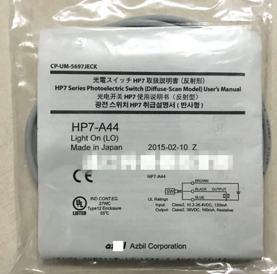 

Фотоэлектрический датчик HP7-A44 HP7A44
