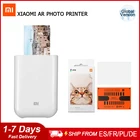 Портативный мини-принтер для фотографий Xiaomi Mijia, 300 точекдюйм, карманный принтер для фотографий с приложением MiHome