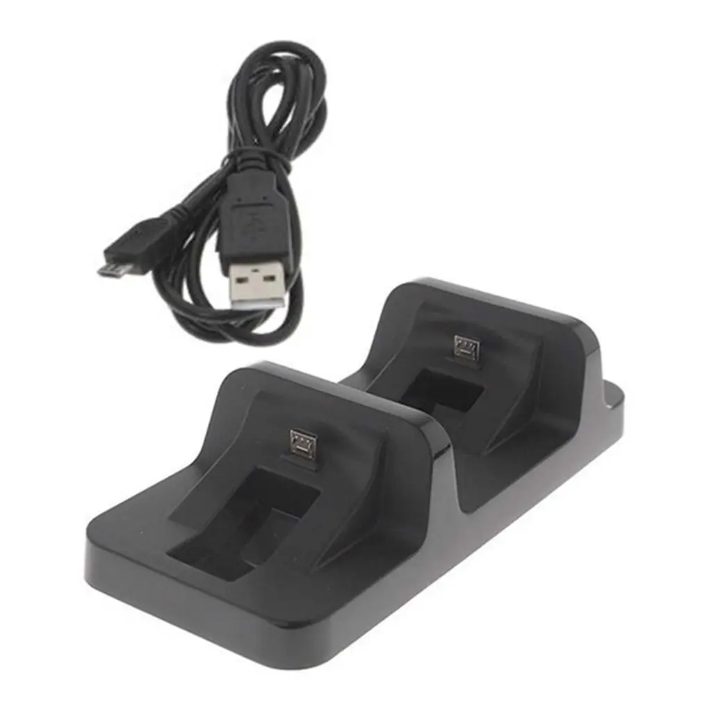 Базовая Зарядка для PS4 Play Station двойное USB зарядное устройство PS 4 игровая консоль