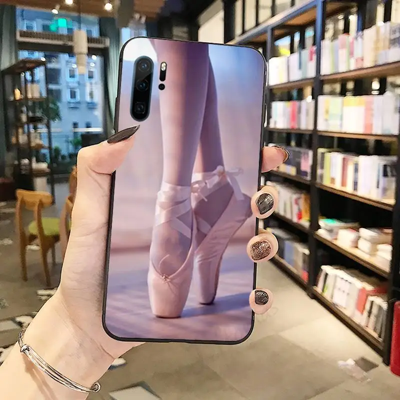 

Ballet Girl Dance Shoes Phone Case Funda For Huawei P9 P10 P20 P30 Lite 2016 2017 2019 plus pro P smart cover funda shell capa