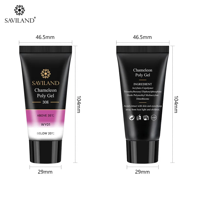 SAVILAND 30 мл акриловый полигель для изменения температуры термальный быстро