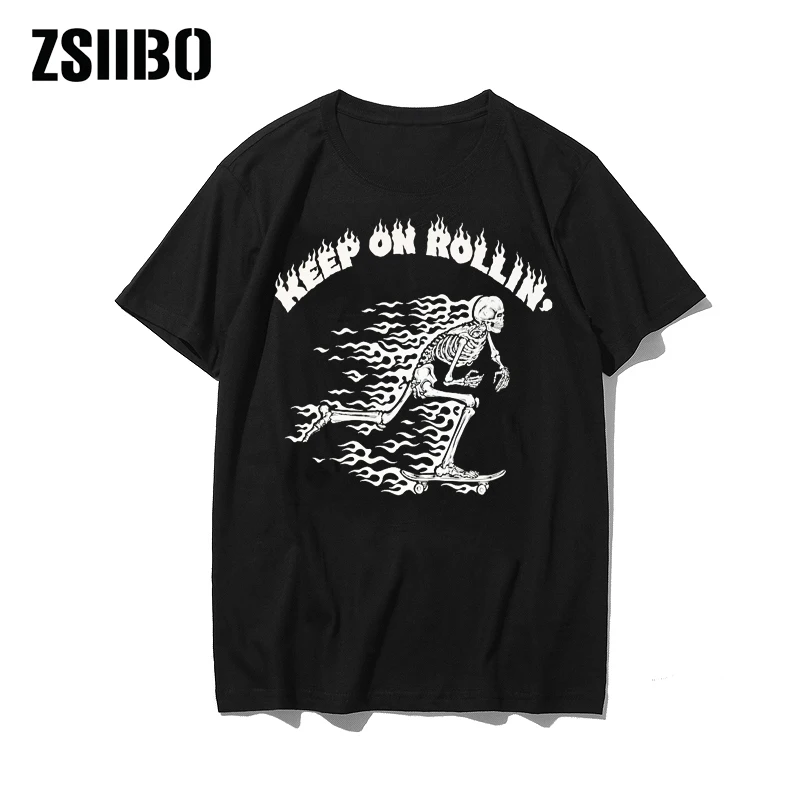 

Ladies T-shirt Hip Hop Harajuku Fashion 100% Cotton Printed Loose Short Sleeve T-shirt Diablo Anime T-shirt 2021