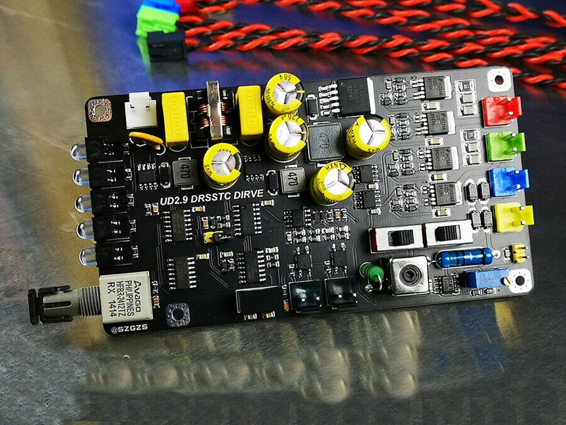 DRSSTC Dual Totem компенсация фазного переключения плата драйвера с двойным резонансом