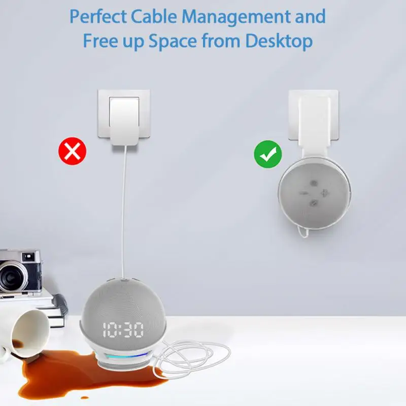 Настенный кронштейн для Alexa Echo Dot стойка сперкера 2 го поколения поддержки