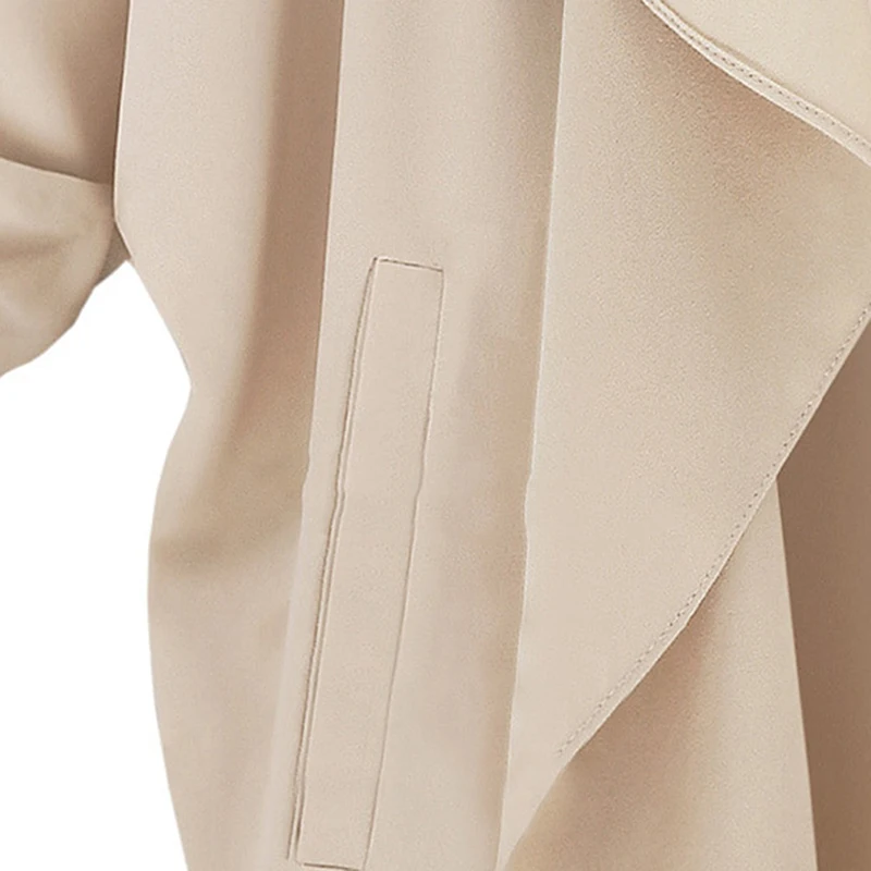 Женская ветровка повседневное однотонное пальто женская верхняя одежда длинное