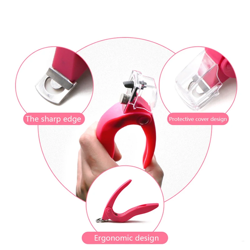 Машинка для стрижки ногтей с УФ гелем накладные кончики кусачки из нержавеющей