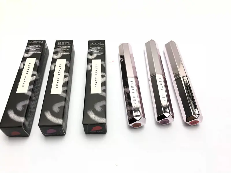 2019 в виде бабочек новинка 12 Цвет FENTY BEAUTY Рианной матовая помада блеск для губ