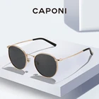 Женские круглые солнцезащитные очки CAPONI, поляризационные, с защитой от УФ лучей, разные цвета, новые трендовые брендовые Оттенки для женщин, Oculos de sol CP1871