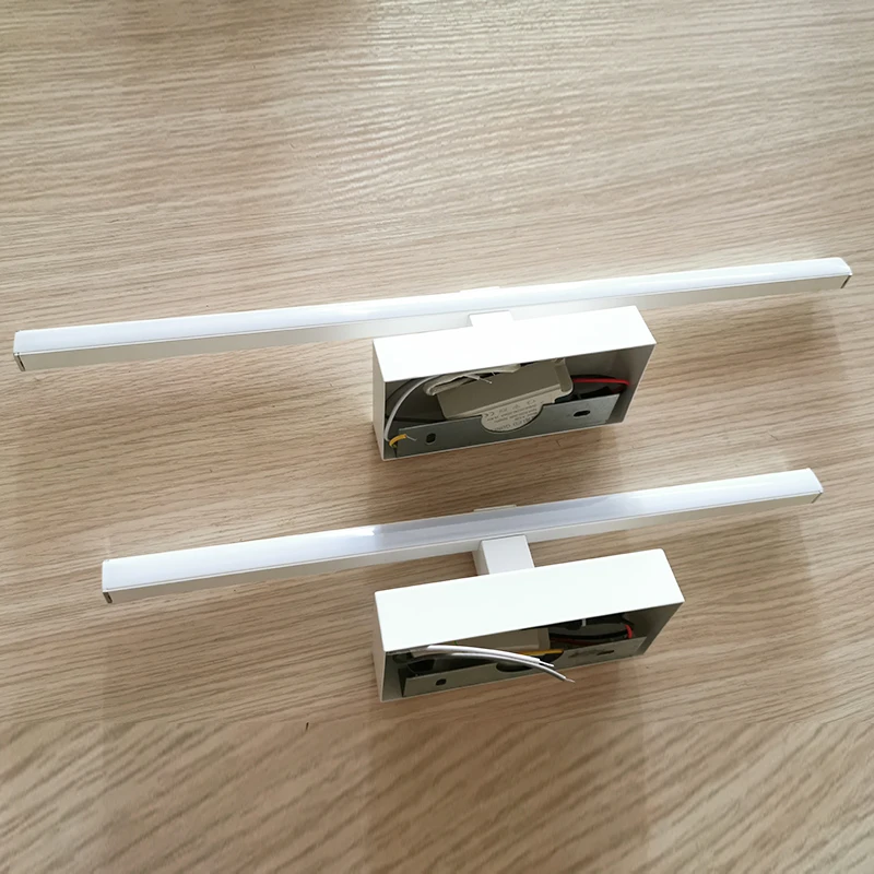 Современный светодиодный настенный светильник s с белой рамой для ванной комнаты