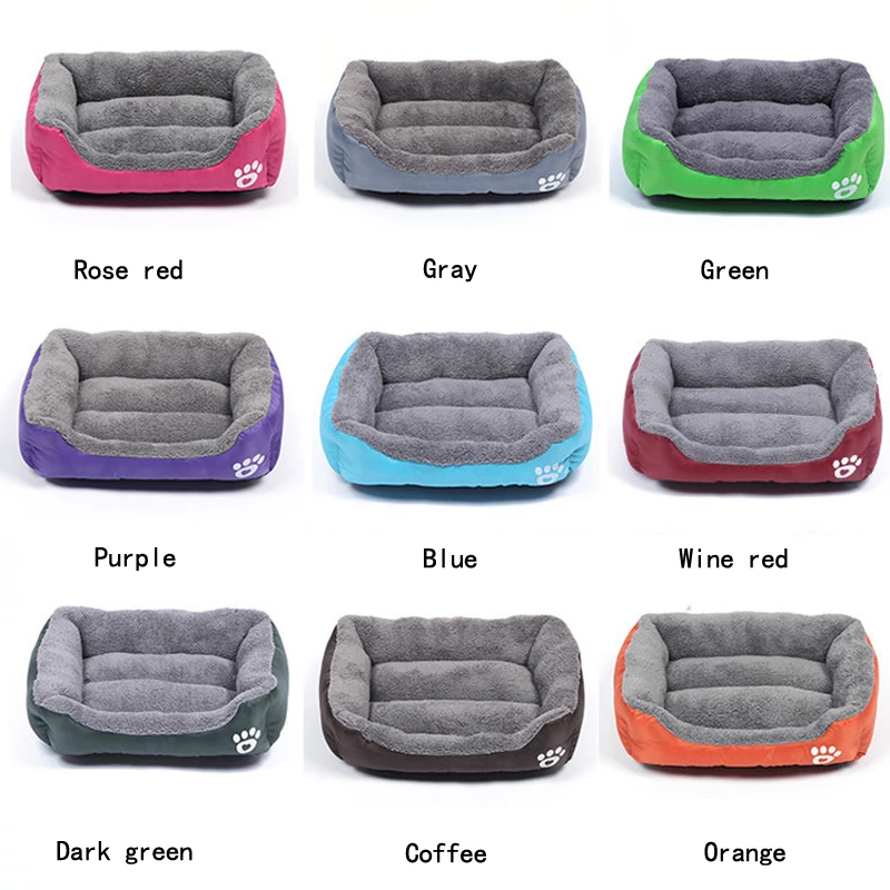 Cat and dog pet bed soft kennel house sleeping bag mat tent warm comfortable fleece | Дом и сад