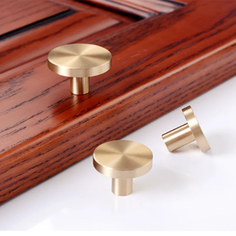 Ручка для мебели KOPPALIVE латунная с одним отверстием | Обустройство дома