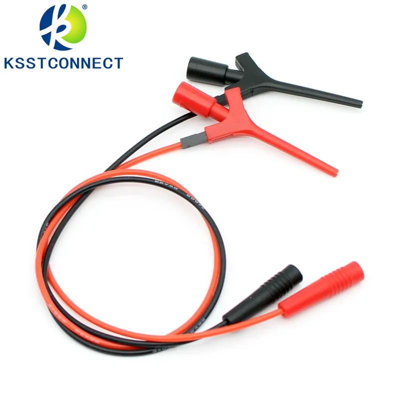 TPC132 2 мм штекер к внутренней пружине тестовый Крюк щуп 22AWG комплект испытательных