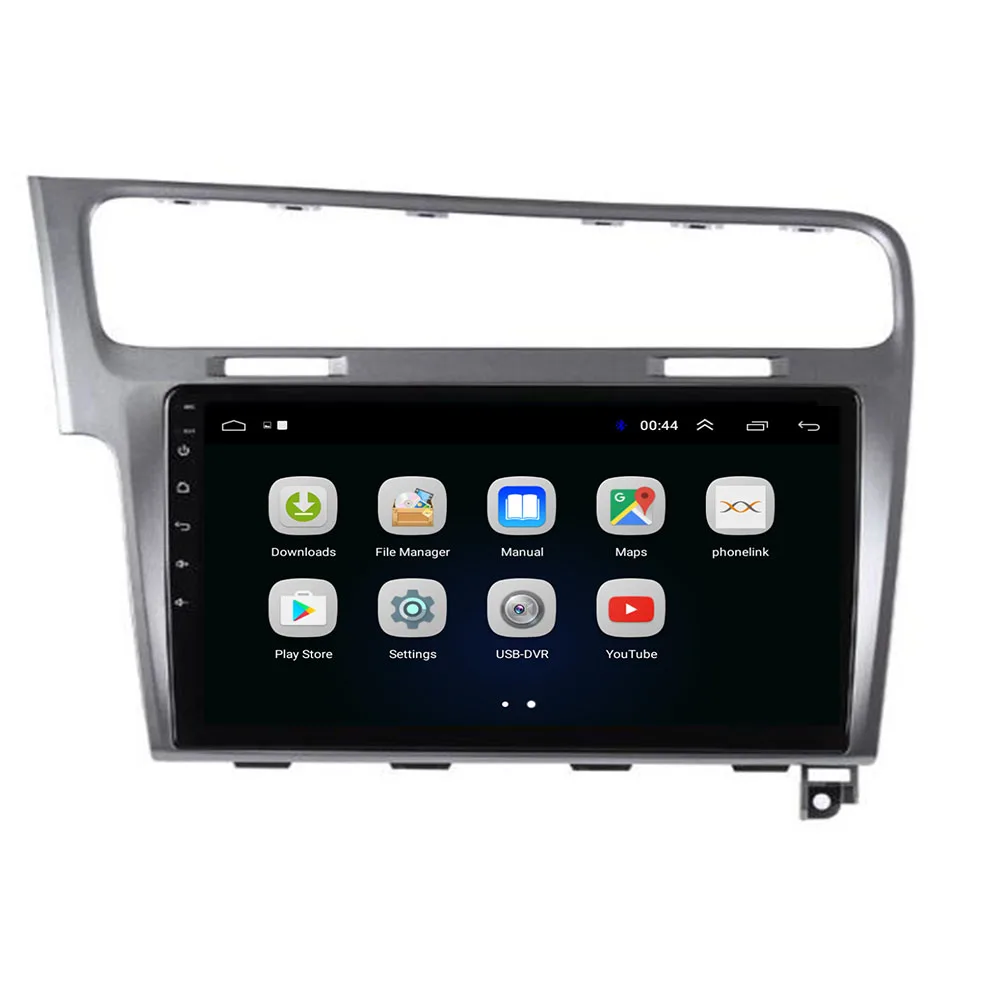Автомагнитола 2 DIN для VW Golf 7 2013 2014 2015 с сенсорным экраном Wi-Fi FM Android 10 0 Bluetooth