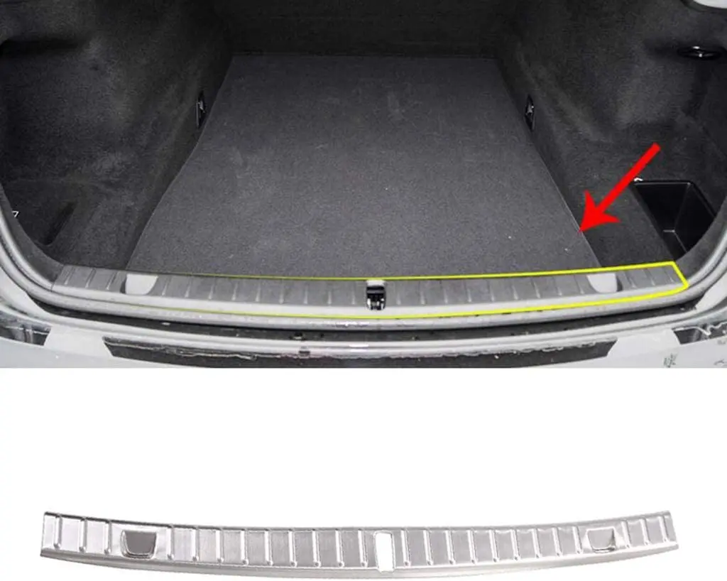 Защитная накладка на внутренний бампер из нержавеющей стали 304 для BMW 7 серии G11 G12