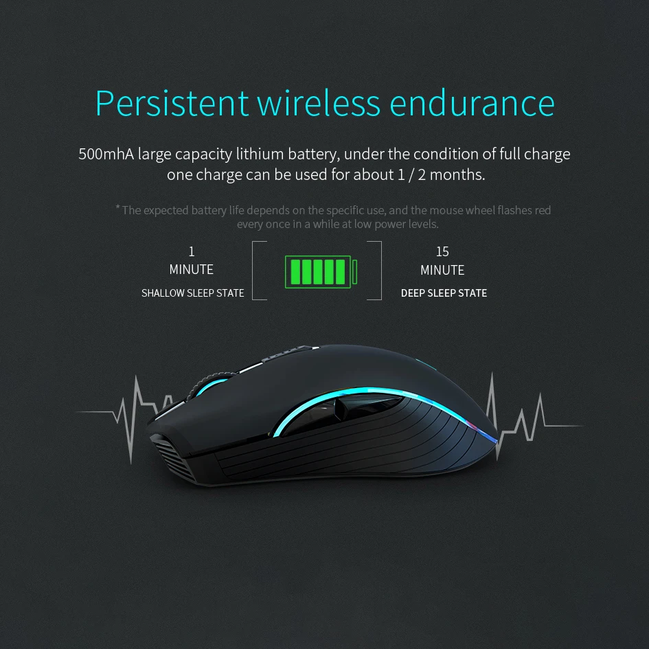 Мышь беспроводная AVATTO эргономичная Портативная оптическая мышь 2 в 1 Bluetooth 4 0 + ГГц