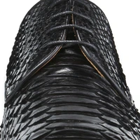 weitasi new python skin Men shoes manual custom lace-up Business snake leather shoes office Low help men single shoes