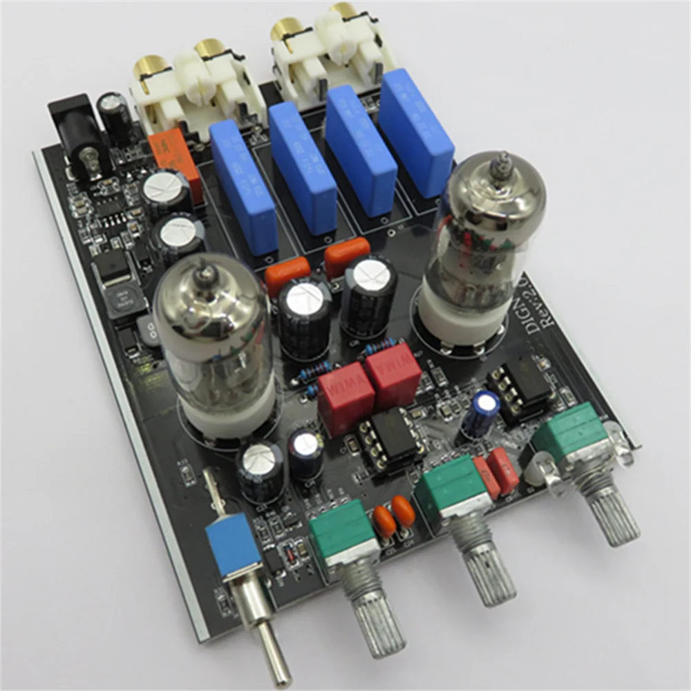Трубчатый предусилитель HIFI 6J1 6J2 цифровая стереосистема с высокими басами