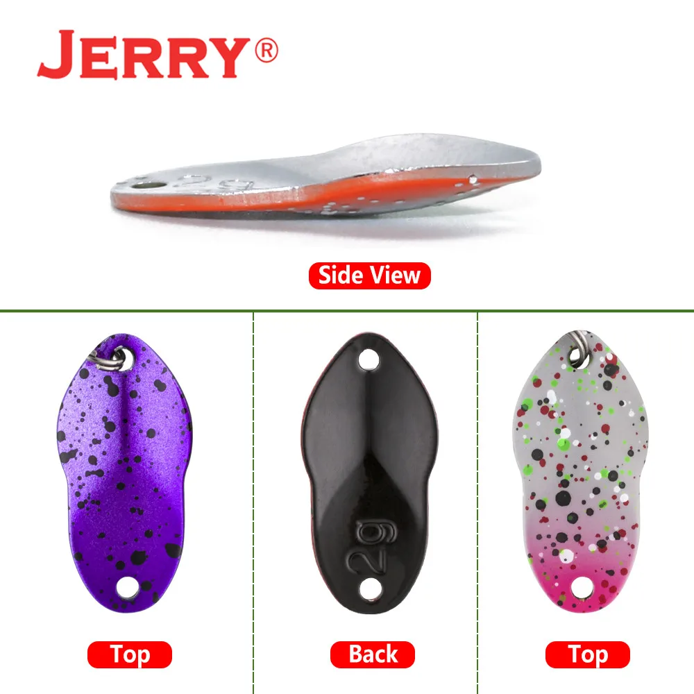 Рыболовная приманка Jerry Capricorn латунная ультралегкая блесна для форели 2 г/3 г микро
