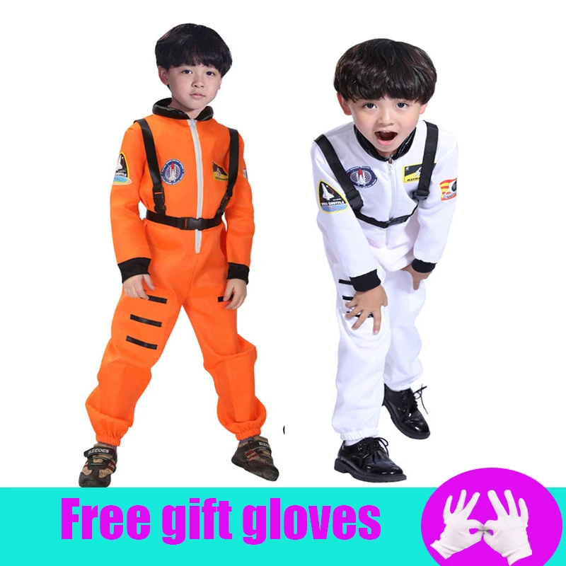 Бесплатная доставка костюм на Хэллоуин одежда для мальчиков астронавта