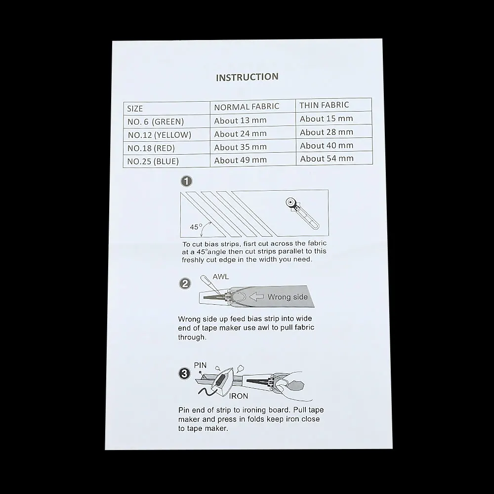 

Sewing Machine Tools Sets DIY Patchwork Quilting Tool Binding Sew Multifunction Sewing Bias Tape Maker Set