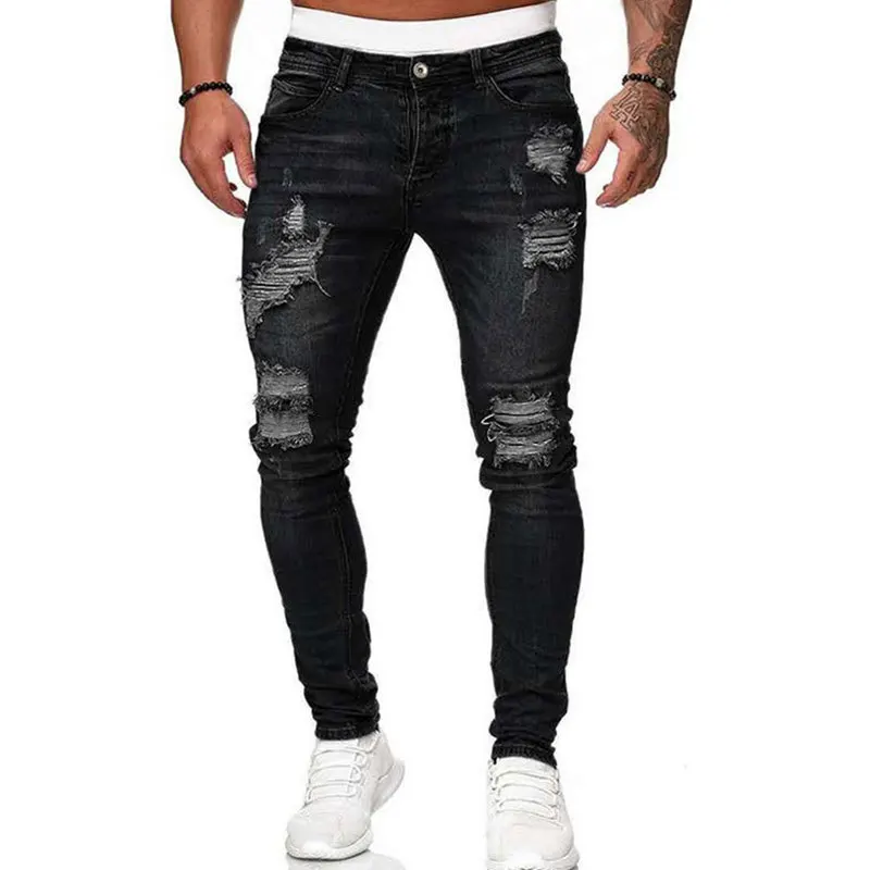 

2021 Spring and Fall Fashion Trend Men's Jeans, Retro Casual Comfortable Stretch Fashion Jeans NZKB21