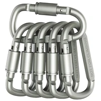 8cm outdoor metal carabiner for keys backpack carabiner keychain large carabiners and hooks camping equipment carabiner bag