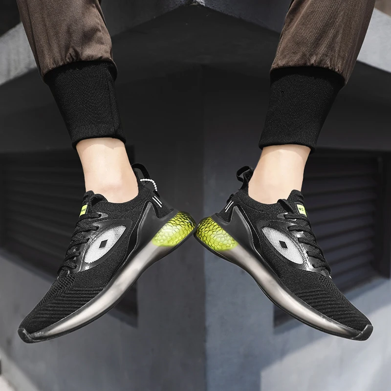 

CYYTL New Chaussures Homme Men's Running Shoes Comfortable Sneakers Fashion Breathable Sports Shoes Plus Size Men's Trainers