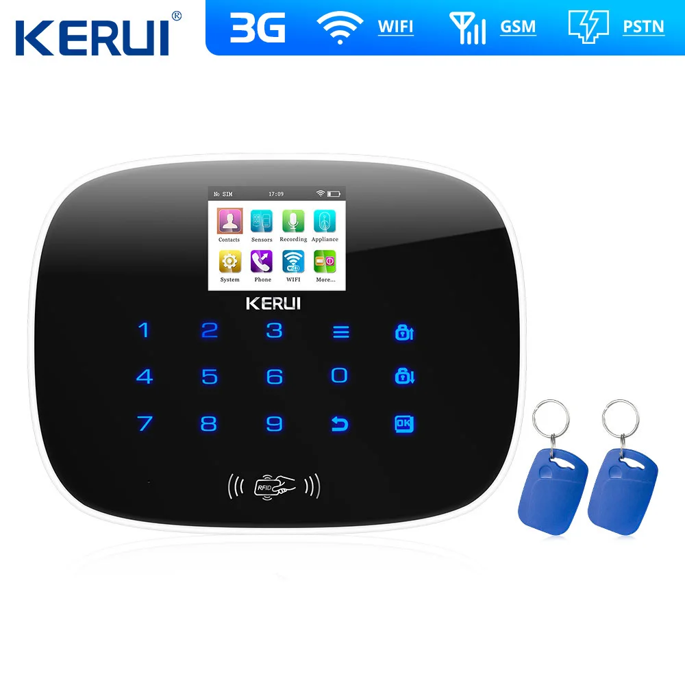 W193 3g 4G wifi PSTN GSM SMS домашняя охранная сигнализация lcd GSM SMS сенсорный экран сигнализация домашняя охранная система Контроль приложения