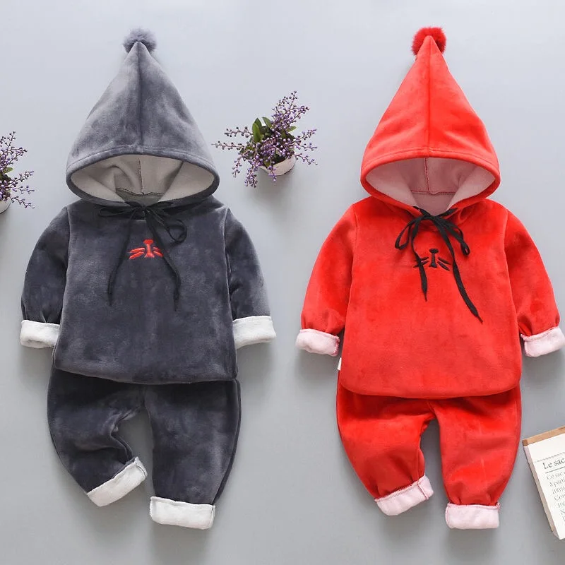 Осенний модный костюм для маленьких девочек золотистая бархатная куртка на