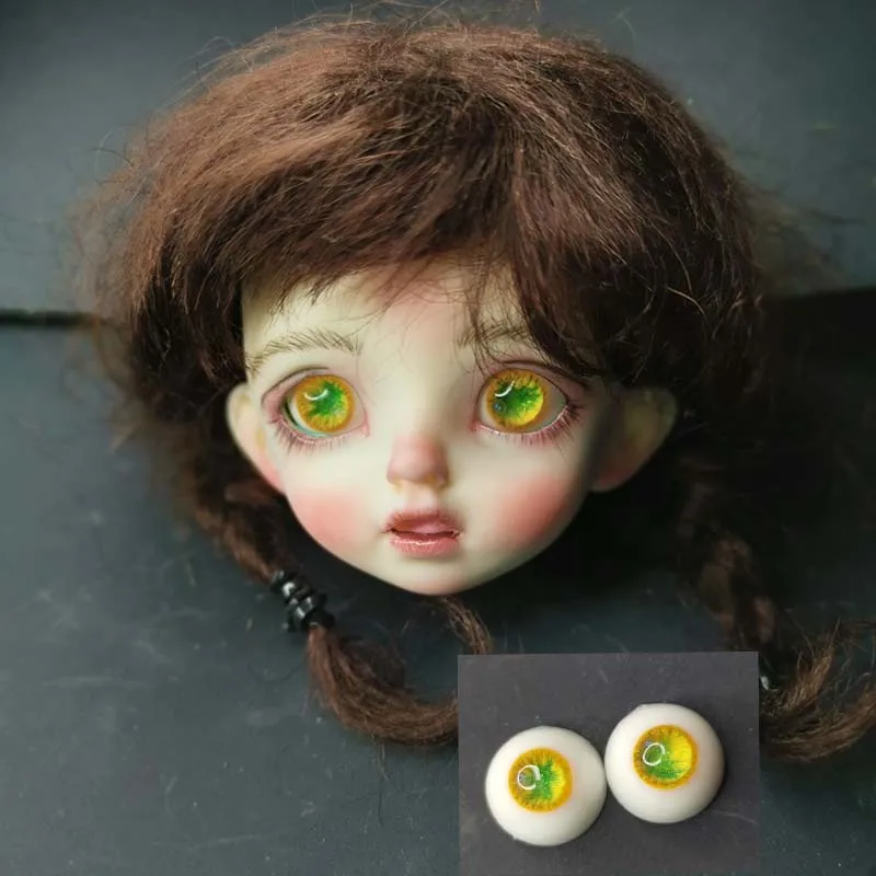 Bjd eyes 12 мм глаза из смолы bjd кукольные глаза 8 видов bjd eyes 1/6 куклы napi carol aod dod msd куклы аксессуары ручной работы diy игрушка