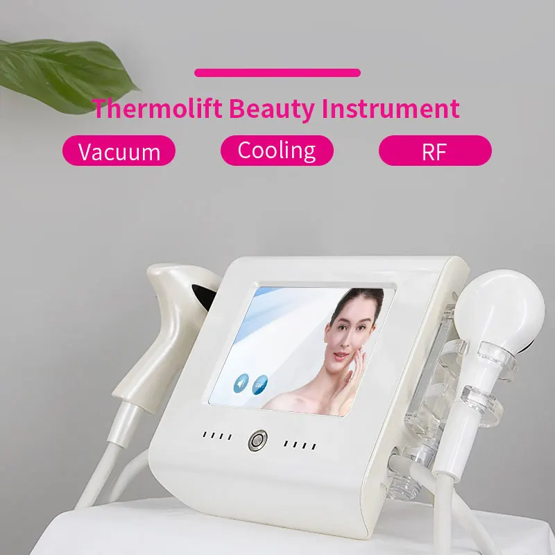 

Home SPA Portable 2 In 1 Body Slimming Skin Tightening Face Lift Cooling Focused RF　Thermolift Beauty Machine
