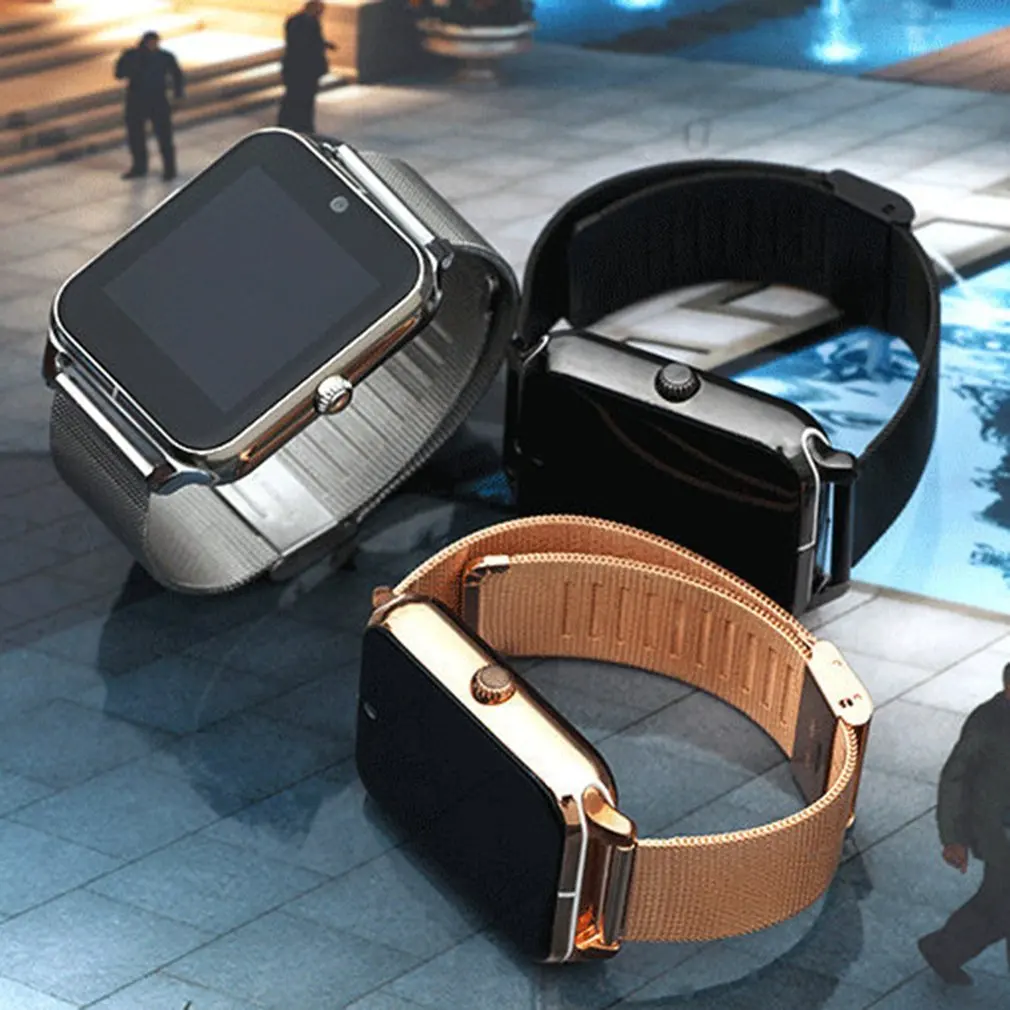 GT08 Z60 мужские часы женские Bluetooth наручные Смарт Поддержка SIM/TF карты для Apple Android