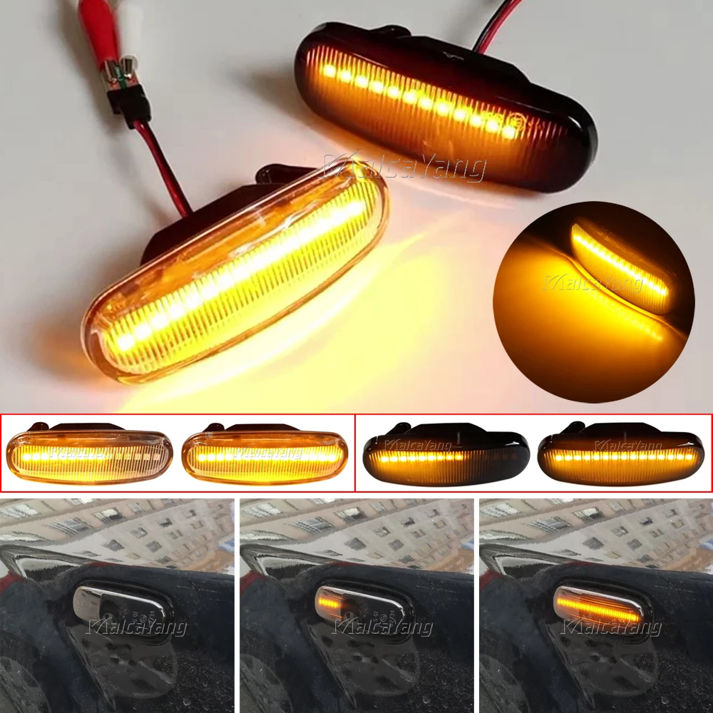 

Боковой габаритный фонарь для Fiat Panda Abarth Grande Punto 199 Doblo Fiorino 3 Idea 350 Linea 323 110, Динамический светодиодный указатель поворота