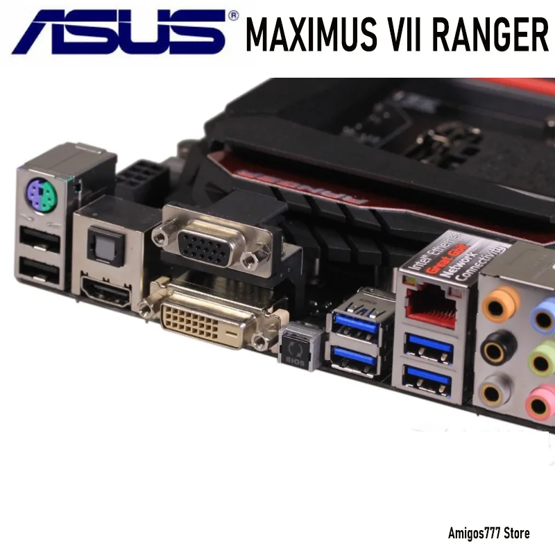 Материнская плата LGA 1150 Asus MAXIMUS VII RANGER DDR3 3000 МГц i7 i5 i3 процессор Intel Z97 игровая