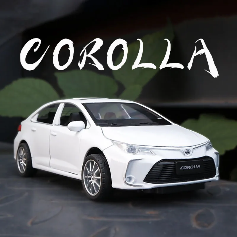 

Модель автомобиля Toyota Corolla 1:32, литые игрушечные автомобили, коллекционные игрушки из сплава для мальчиков, автомобили, металлические искусс...