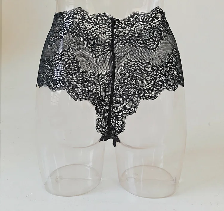 

Women Sexy Sheer Lace Splicing Lingerie Bottoms Intimates Transparent Lace Ladies Underwear Babydoll Nightwear Sleepwear