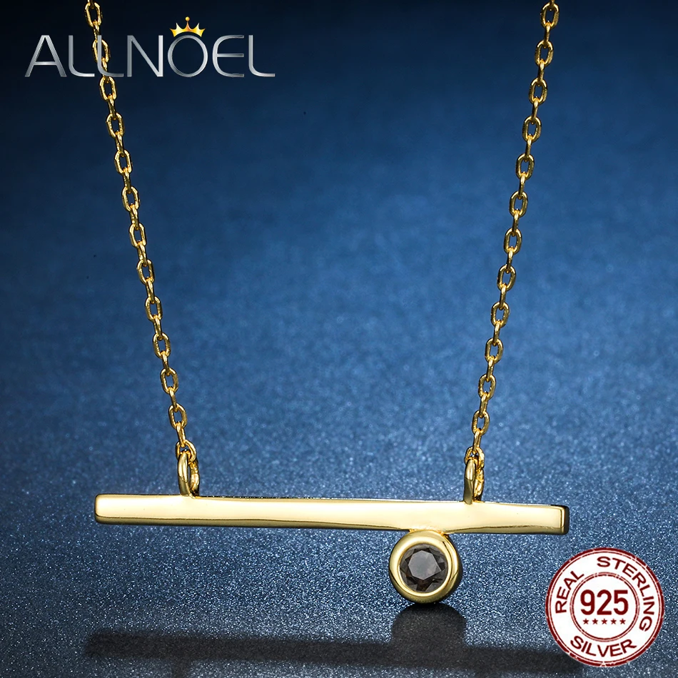

ALLNOEL , настоящее 925 пробы, серебро , обсидиан, драгоценный камень, ожерелье для женщин, настоящая позолота , оригинальный дизайн, хорошее ювели...