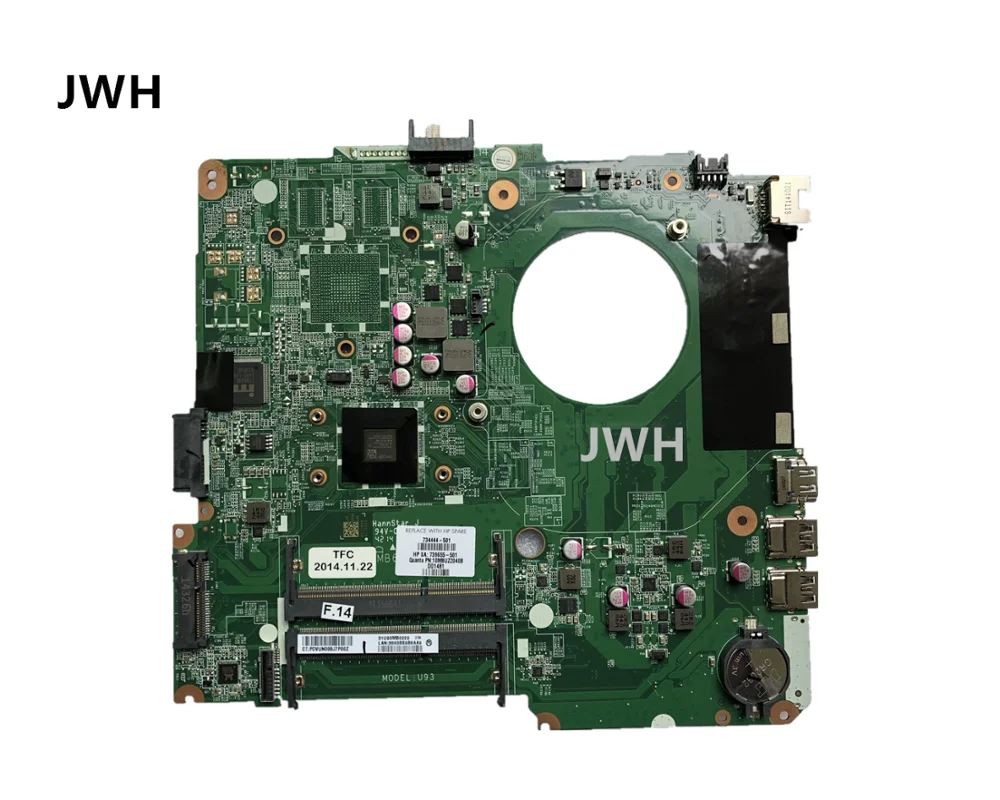 Материнская плата для HP PAVILION TOUCHSMART 14Z-N A6-5200 734444-001 734444-501 734444-601 протестированная |