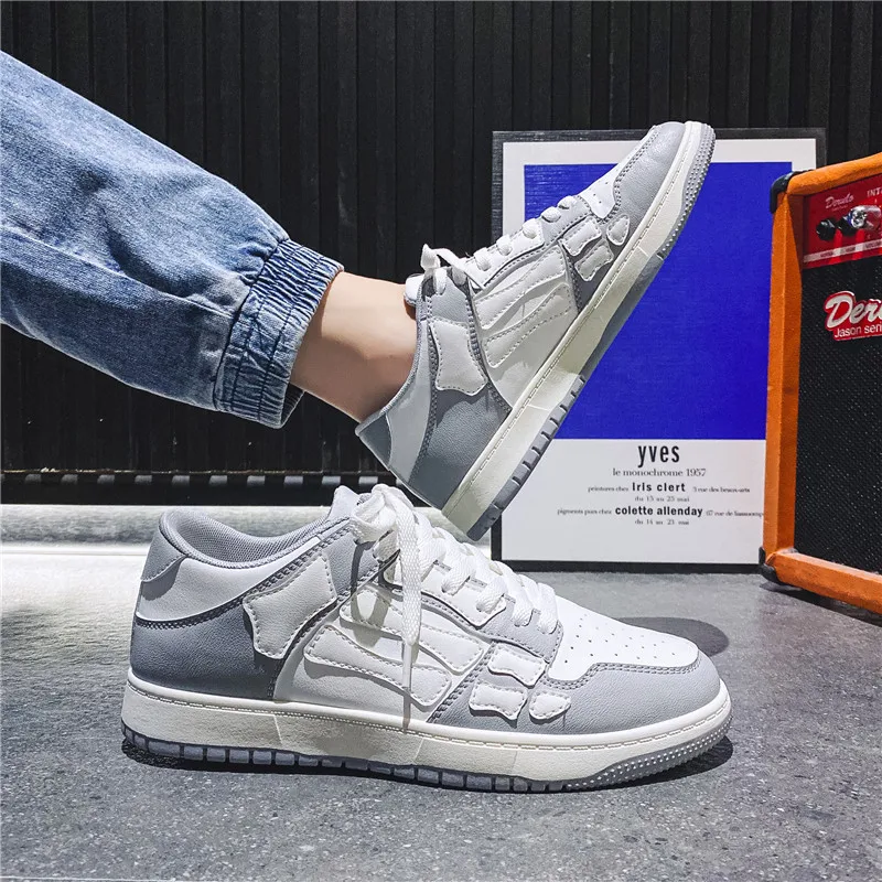 

Autumn new student low top bone dunk board shoes men's sports casual shoes fashion embroidered men's shoes Christmas ghost house