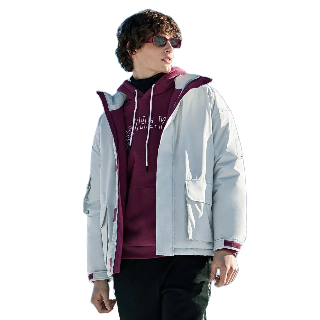 Куртка SEMIR Мужская короткая из хлопка свободная утепленная хлопковая верхняя