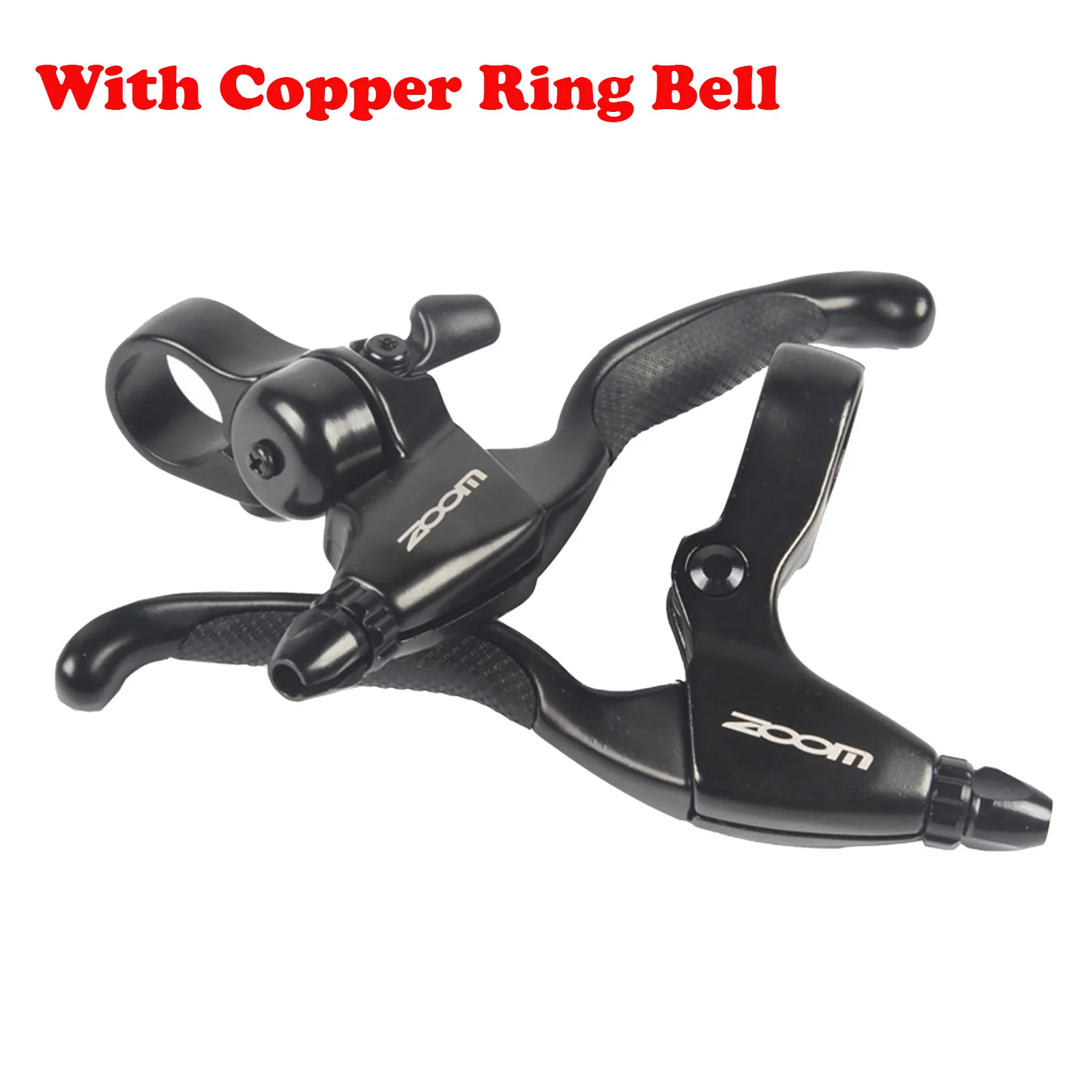 

1 Pair of Universal Brake Levers with Integrated Copper Bell Mountain Road Bike