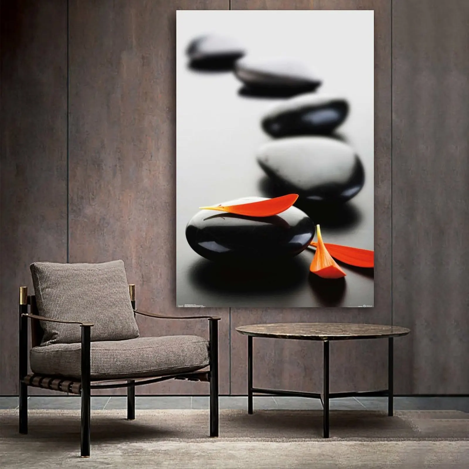 

Массажные камни-красная фотография холст стена искусство гостиная постеры спальня живопись