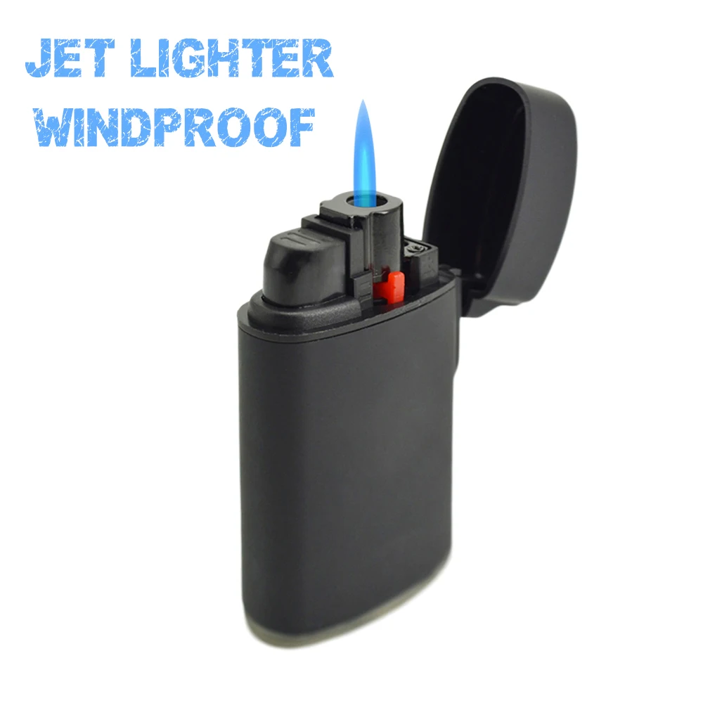 Мини-зажигалка для сигар струйная зажигалка ветрозащитная заправляемая