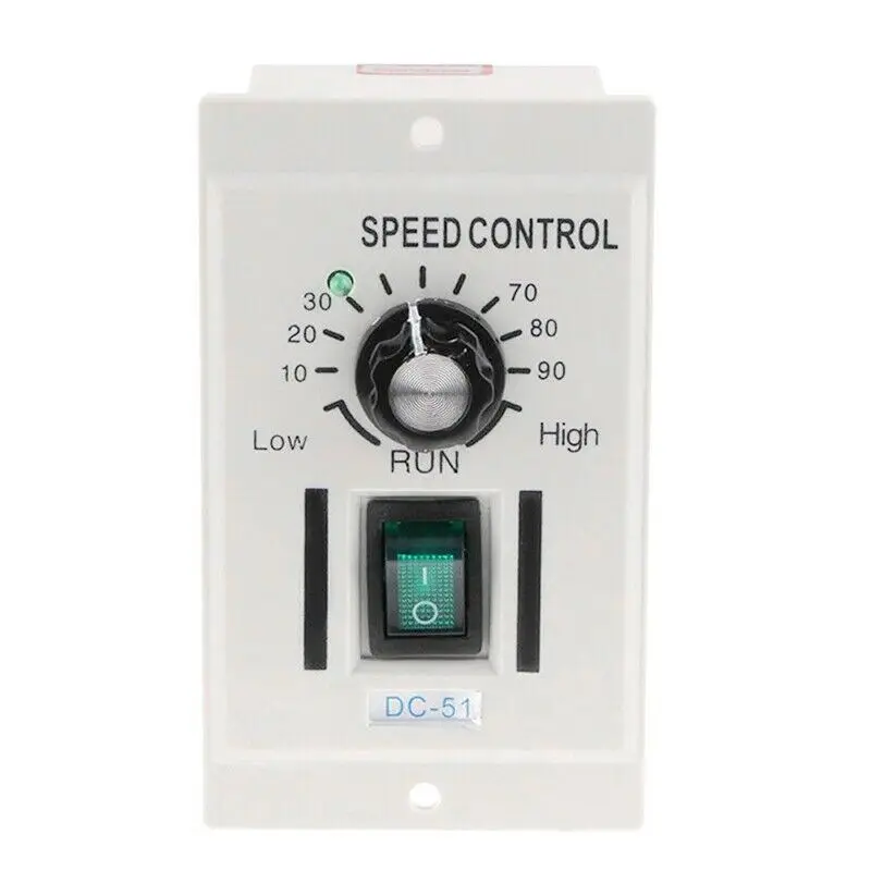 

400W Speed Controller Adjustable Lathe Control Replacement Plastic+Metal