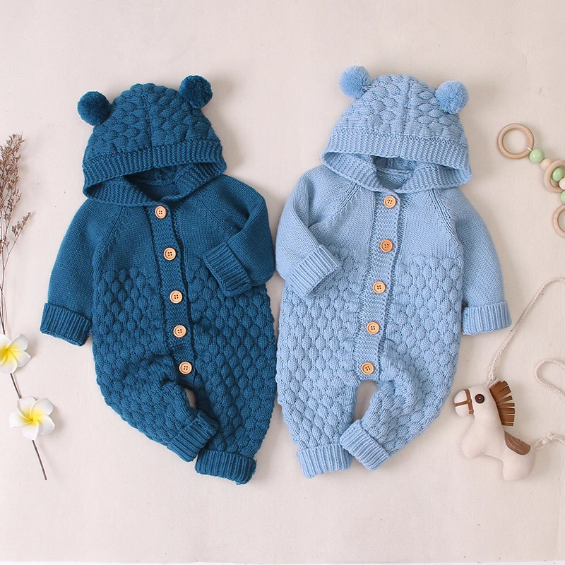 Для маленьких девочек Комбинезон Носки с рисунком медведя из мультика вязаная